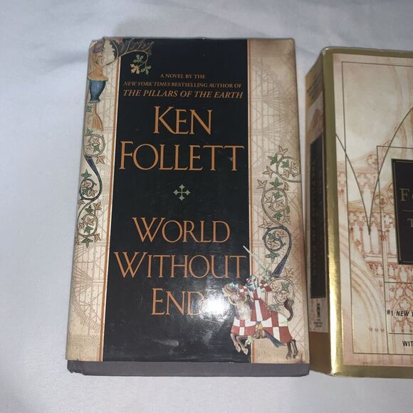 2 Books World Without End, The Pillars Of The  By Ken Follett 2007  1st Edition - Picture 3 of 10
